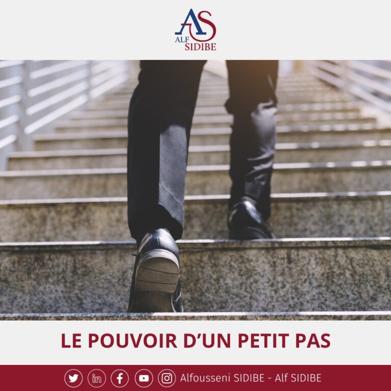 Tu ne peux pas changer ta vie tant que tu ne changes pas quelque chose que tu fais chaque jour